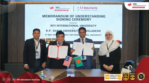 𝗠𝗼𝗨 𝘄𝗶𝘁𝗵 𝗜𝗡𝗧𝗜 𝗜𝗻𝘁𝗲𝗿𝗻𝗮𝘁𝗶𝗼𝗻𝗮𝗹 𝗨𝗻𝗶𝘃𝗲𝗿𝘀𝗶𝘁𝘆, 𝗠𝗮𝗹𝗮𝘆𝘀𝗶𝗮