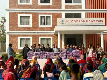 The blanket distribution program among the cold-stricken people was successfully completed by the initiative of RPSU Social Welfare Club